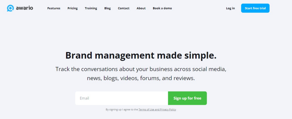 Awario brand management tool